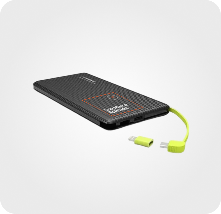 Powerbanks _ Meu Carrinho - Brindes Personalizados - Entrega para todo Brasil